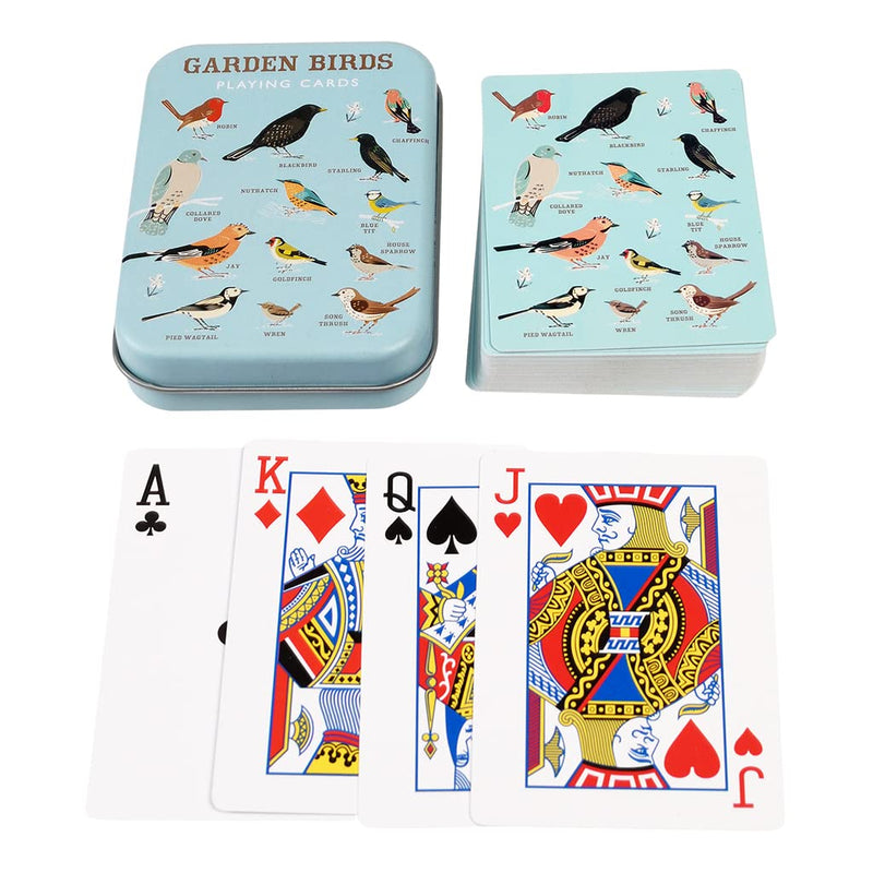 Rex London Garden Birds Playing Cards in a Tin