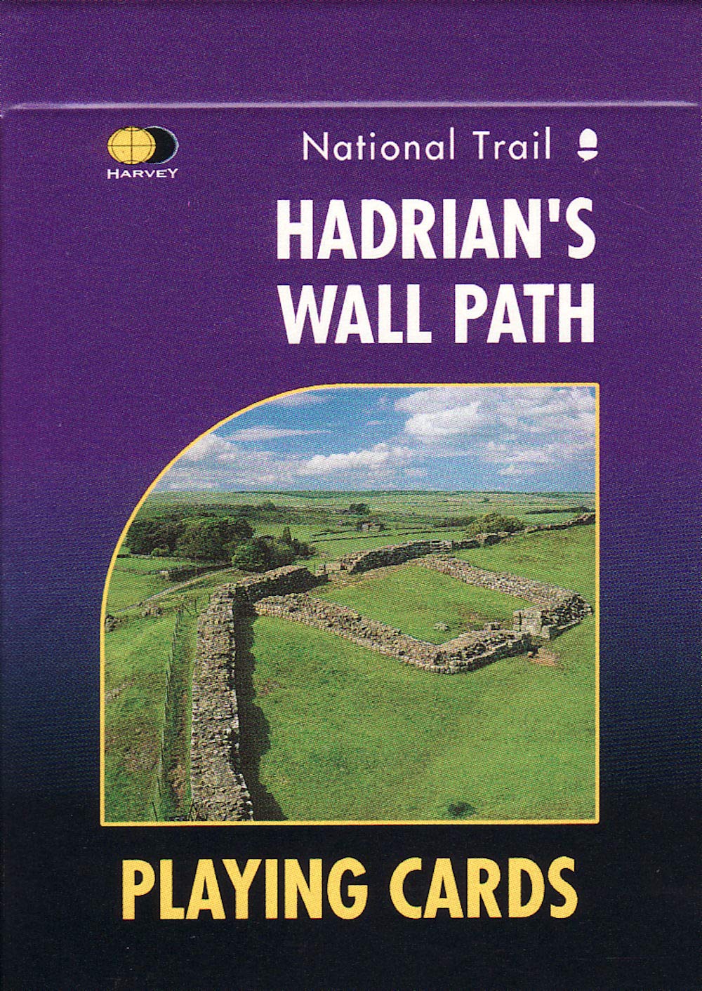 Hadrians Wall Map Playing Cards