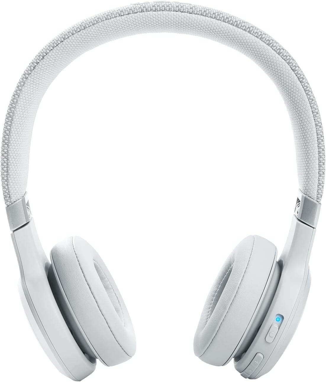 JBL Live 460NC - Wireless On-Ear Bluetooth headphones with Active Noise Cancelling technology and up to 50 hours battery life, in white