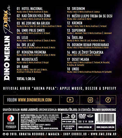 DINO MERLIN - ARENA PULA (LIVE) HOTEL NACIONAL TOUR