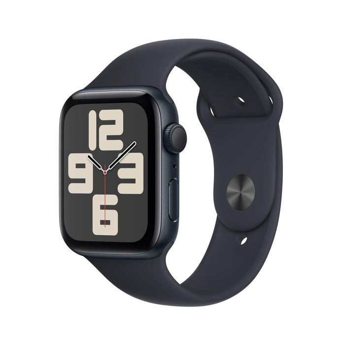 Apple Watch Se (Gps) - 2Nd Generation - 44 Mm - Midnight Aluminium - Smart Watch With Sport Band - Fluoroelastomer - Mid