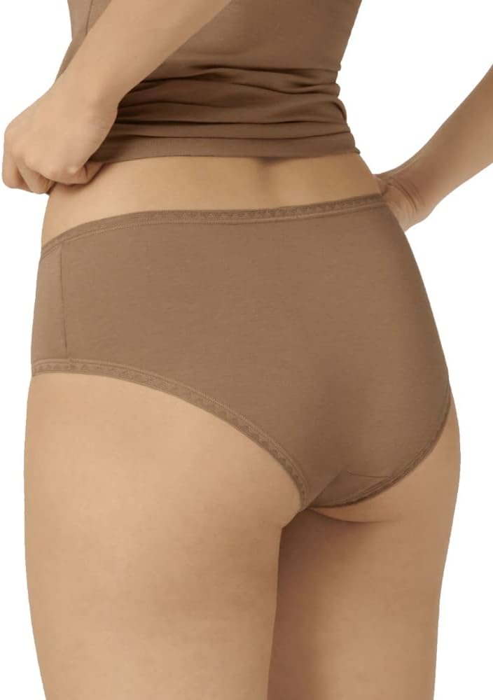 Sloggi Dames Basic Midi Go Organische Slip 2-Pack  - Skin  - S  - Beige - [Dutch Import]