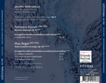 Ferruccio Busoni: Berceuse Élégiaque, Op. 42/Max Reger: Violin...