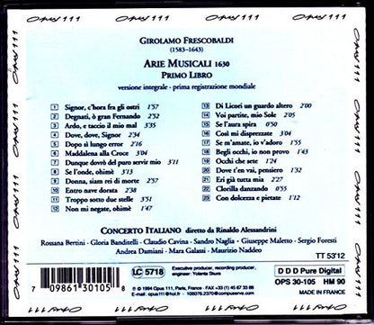 Arie Musicali: Primo Libro