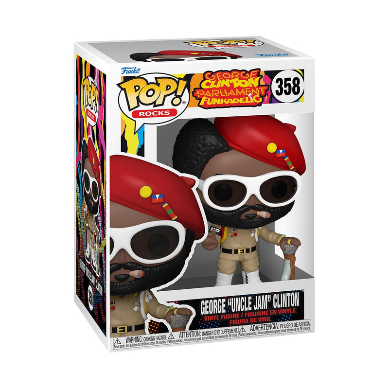 Funko Pop! Rocks: George Clinton Parliament Funkadelic - George Uncle Jam Clinton