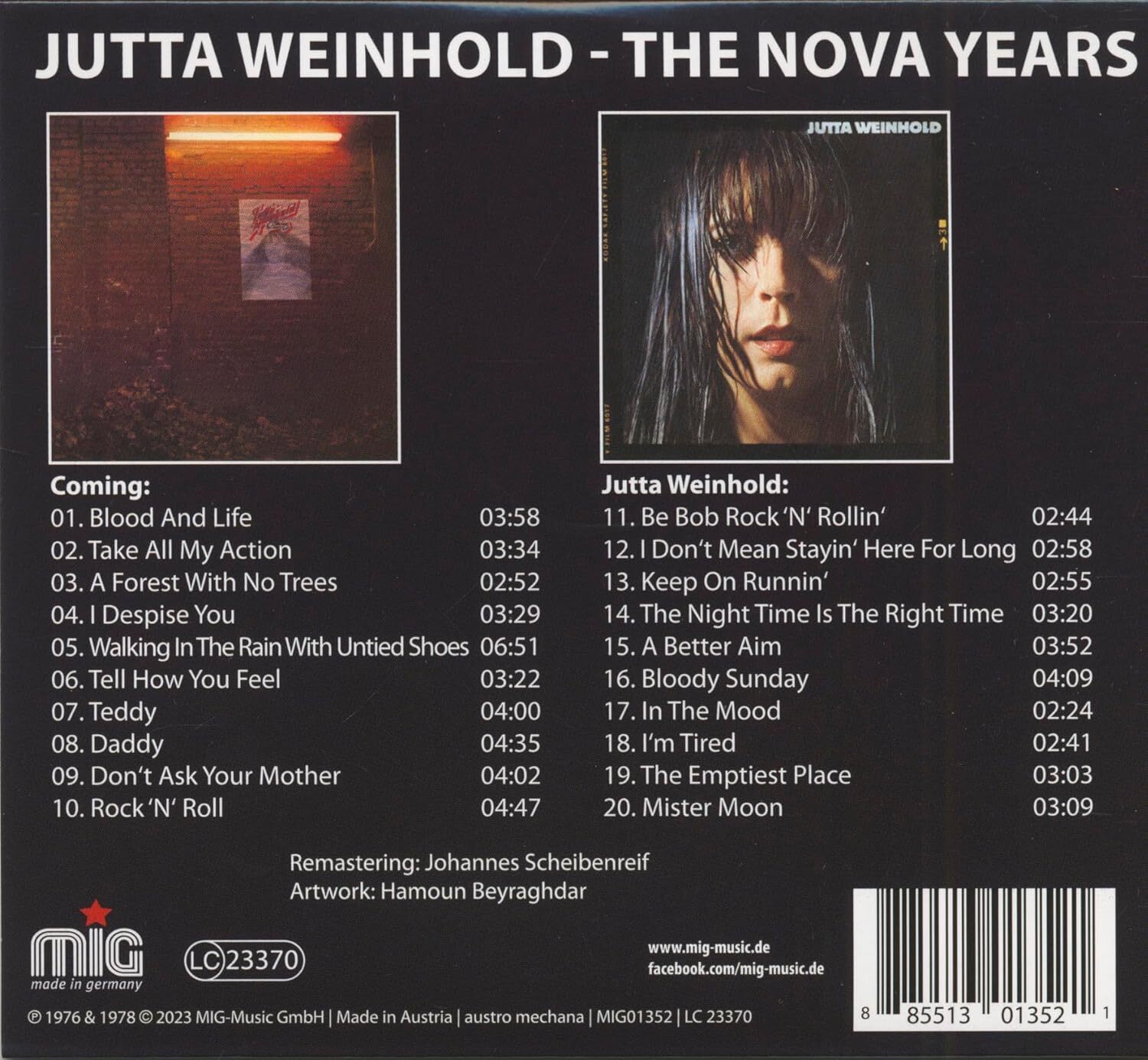 The NOVA Years (Coming & Jutta Weinhold)