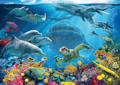 Ravensburger Life Underwater Jigsaw Puzzles for Adults and Kids Age 9 Years Up - 300 Pieces Large Format - 2024 Edition