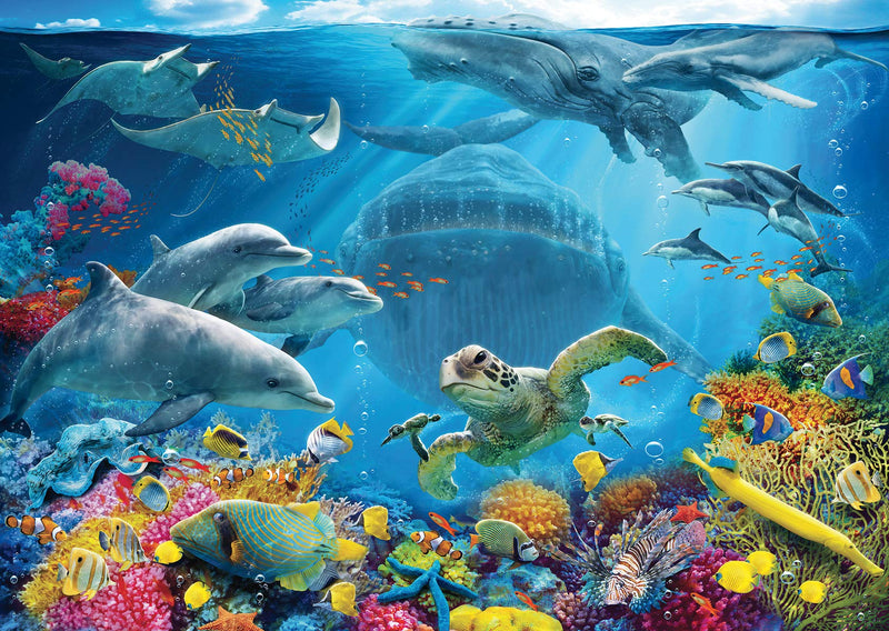Ravensburger Life Underwater Jigsaw Puzzles for Adults and Kids Age 9 Years Up - 300 Pieces Large Format - 2024 Edition