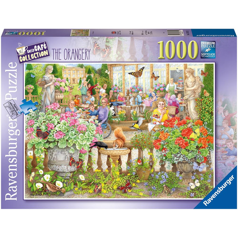 Ravensburger Cosy Cafe No. 2 The Orangery Cafe 1000 Piece Jigsaw Puzzles for Adults and Kids Age 12 Years Up