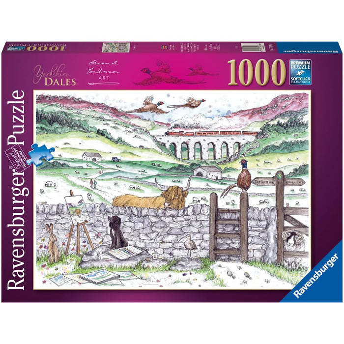 Ravensburger British Yorkshire Dales 1000 Piece Jigsaw Puzzles for Adults and Kids Age 12 Years Up - UK Landscape