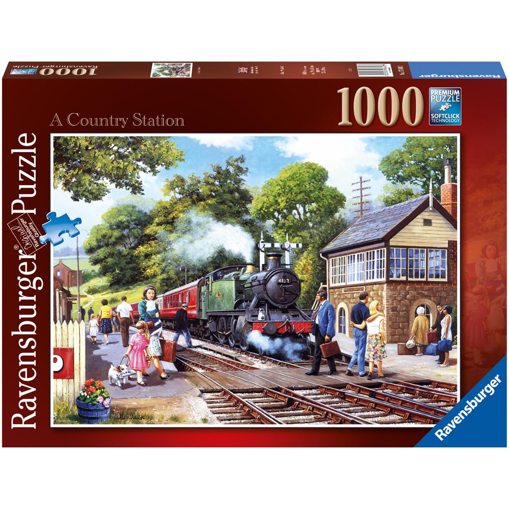 Ravensburger Country Station 1000 Piece Jigsaw Puzzles for Adults and Kids Age 12 Years Up