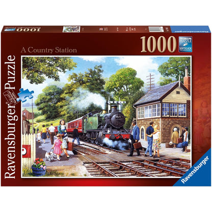 Ravensburger Country Station 1000 Piece Jigsaw Puzzles for Adults and Kids Age 12 Years Up