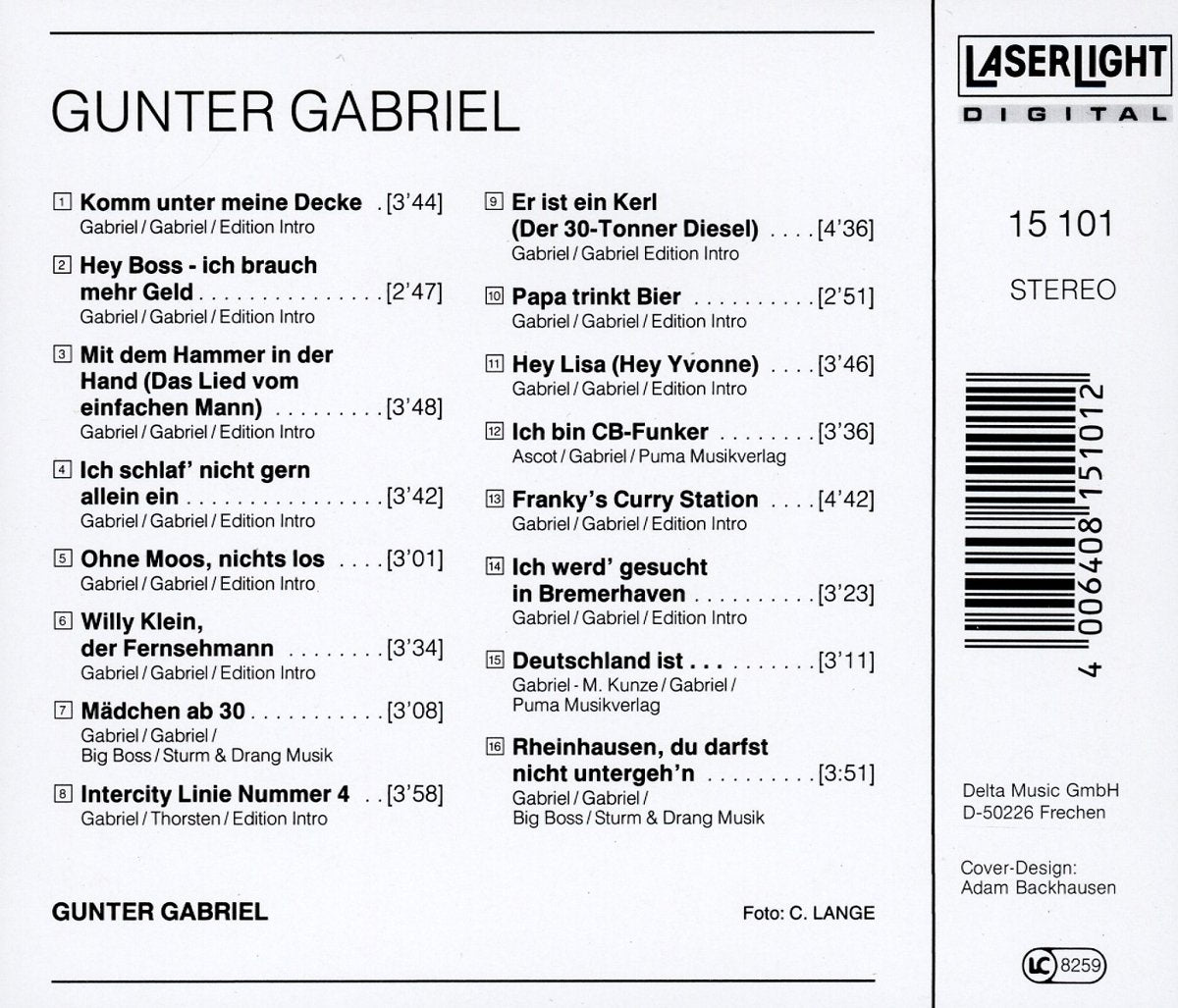 Gunter Gabriel Hey Boss - Ich brauch mehr Geld
