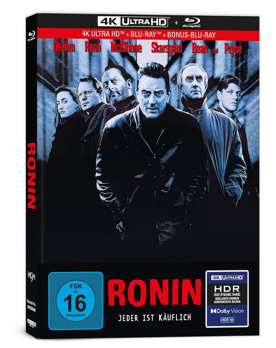 Ronin - 3-Disc Limited Collector's Edition im Mediabook (4K Ultra HD) (+ Blu-ray) (+ Bonus-Blu-ray)