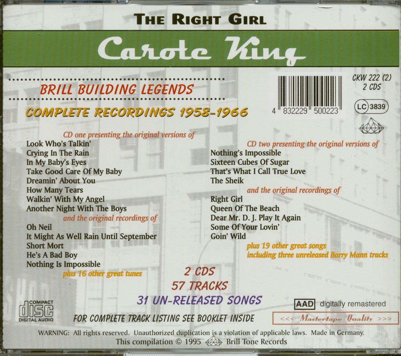 The Right Girl (Recordings 1958-1966