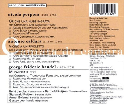 Seon - Cantata da camera (Händel / Porpora / Caldara