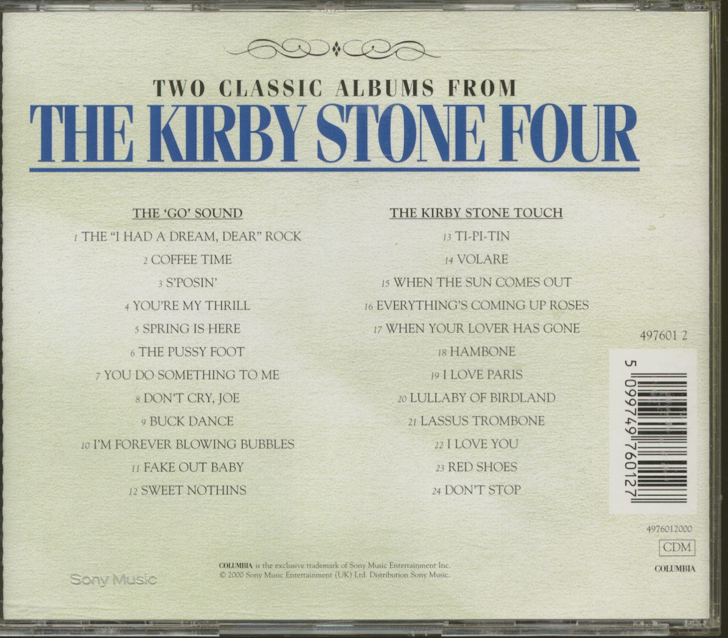 The Go Sound+Kirby Stone Touch