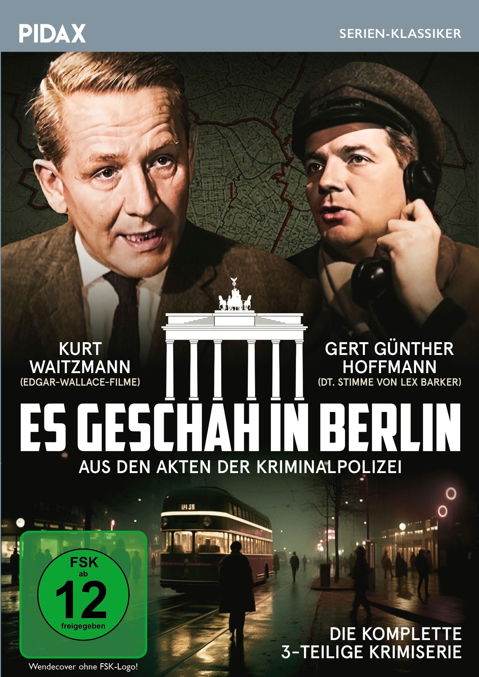 Es geschah in Berlin - Aus den Akten der Kriminalpolizei / Die komplette 3-teilige Krimiserie (Pidax Serien-Klassiker)
