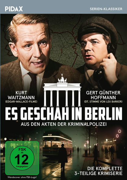 Es geschah in Berlin - Aus den Akten der Kriminalpolizei / Die komplette 3-teilige Krimiserie (Pidax Serien-Klassiker)