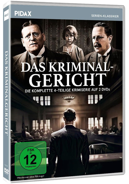 Das Kriminalgericht / Die komplette 4-teilige Krimiserie (Pidax Serien-Klassiker)