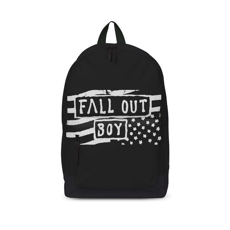 Rocksax Unisex Fall Out Boy - American Beauty/Psycho Backpack, Black, 43cm X 30cm X 15cm UK