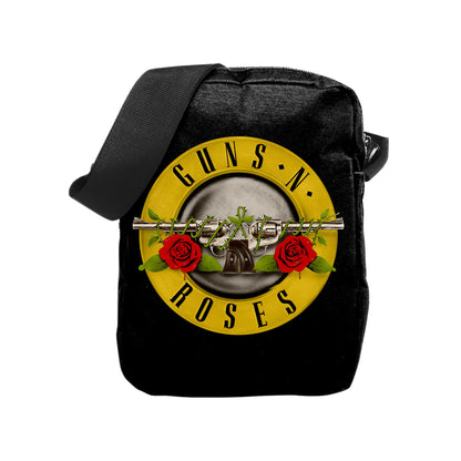 Rocksax Crossbody Bag Guns N' Roses Roses Logo Messenger Bag 21cm x 16cm x 5.5cm – Officially Licensed Merchandise