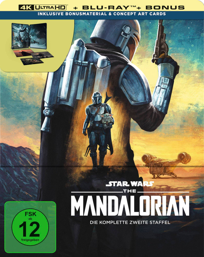 The Mandalorian - Staffel 2 - Steelbook - Limited Edition (4K Ultra HD) (+ Blu-ray)