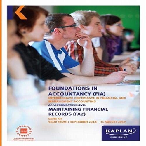 FA2 – MAINTAINING FINANCIAL RECORDS – EXAM KIT