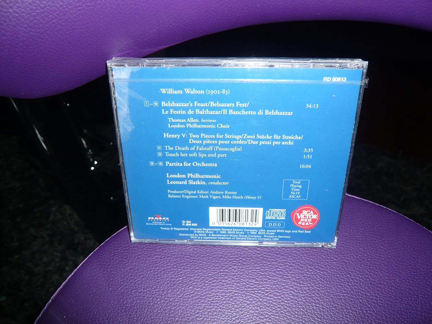 Belshazzar'S Feast -Slatkin