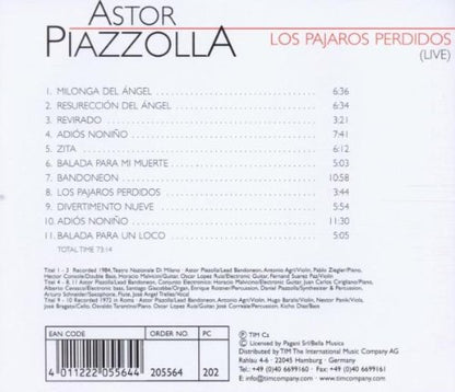 Los Pajaros Perdidos-Piazzolla, Astor