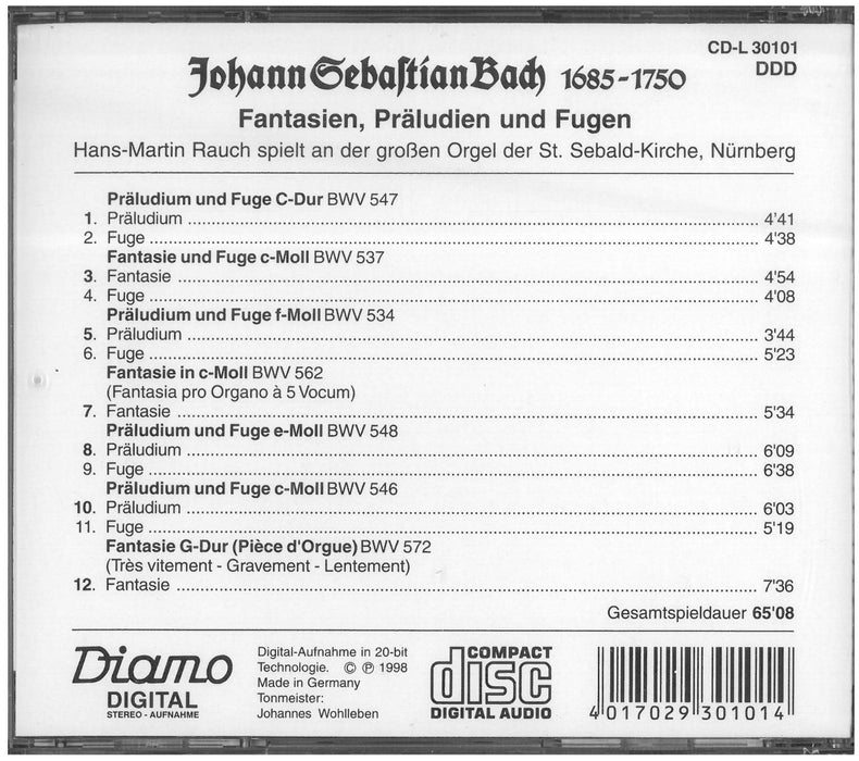 Fantasien, Prludien Und Fugen