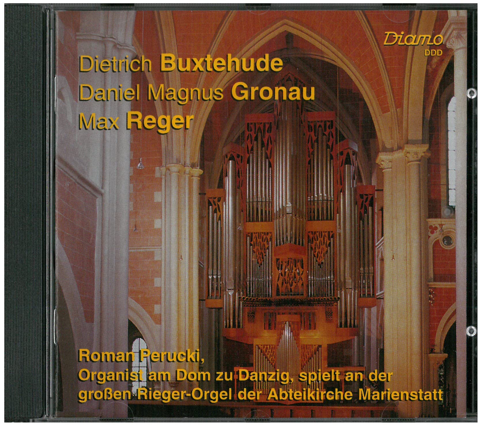 Roman Perucki an der Rieger Orgel Abteikirche Marienstatt