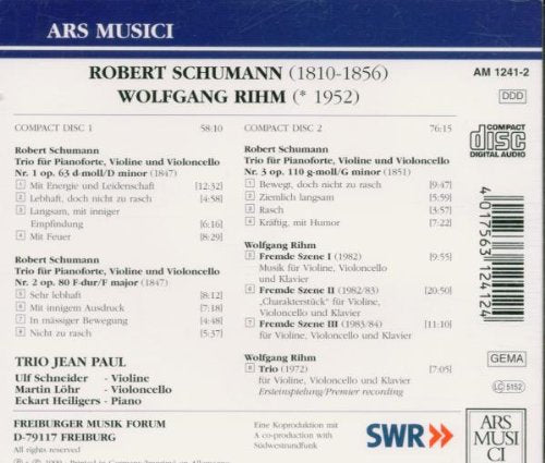 Trios - Wolfgang Rihm (2 Cd