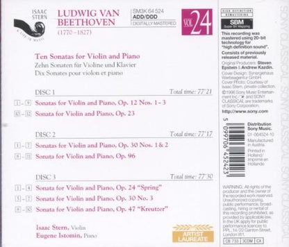 A Life In Music Vol. 24 (Violinsonaten von Beethoven