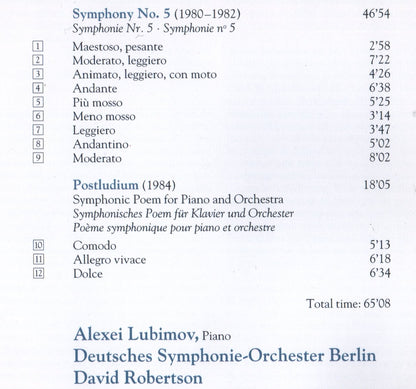 Valentin Silvestrov: Symphonie Nr.5