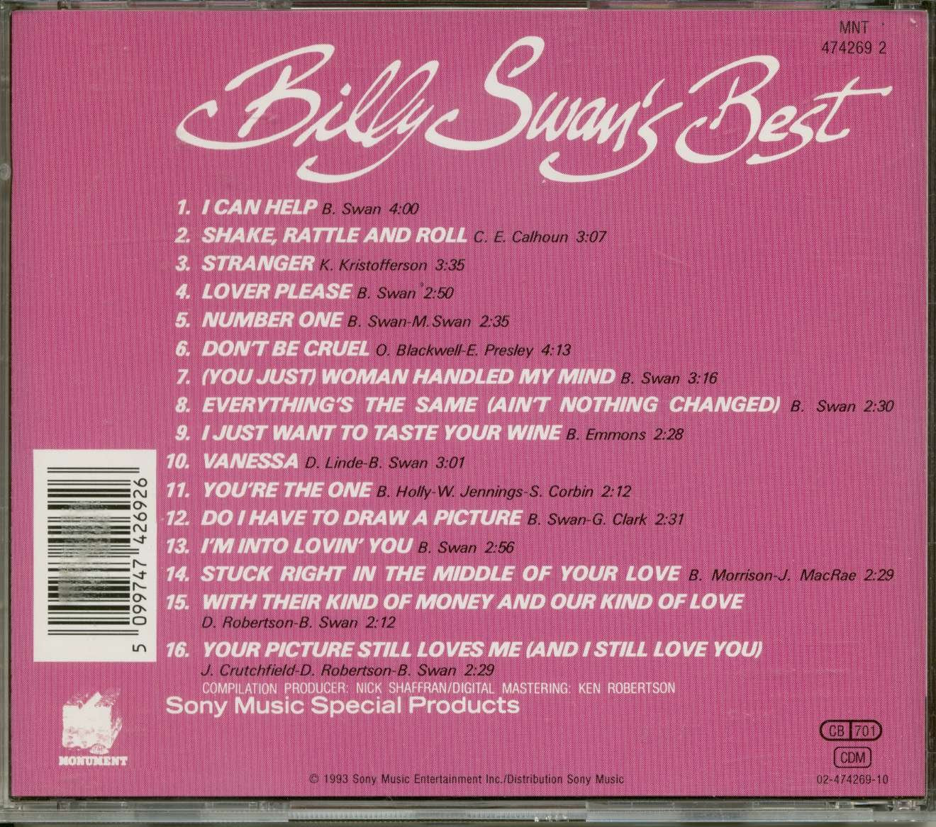 Billy Swans Best