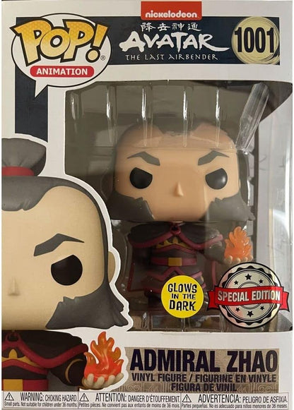 Funko POP! Animation: Avata R - Admiral Zhao With Fireball - Glow In the Dark - Avatar: the Last Airbender - Collectable Vinyl Figure - Gift Idea - Official Merchandise - Toys for Kids & Adults