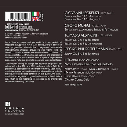 A Cinque: String Sonatas Between XVII & XVIII Century