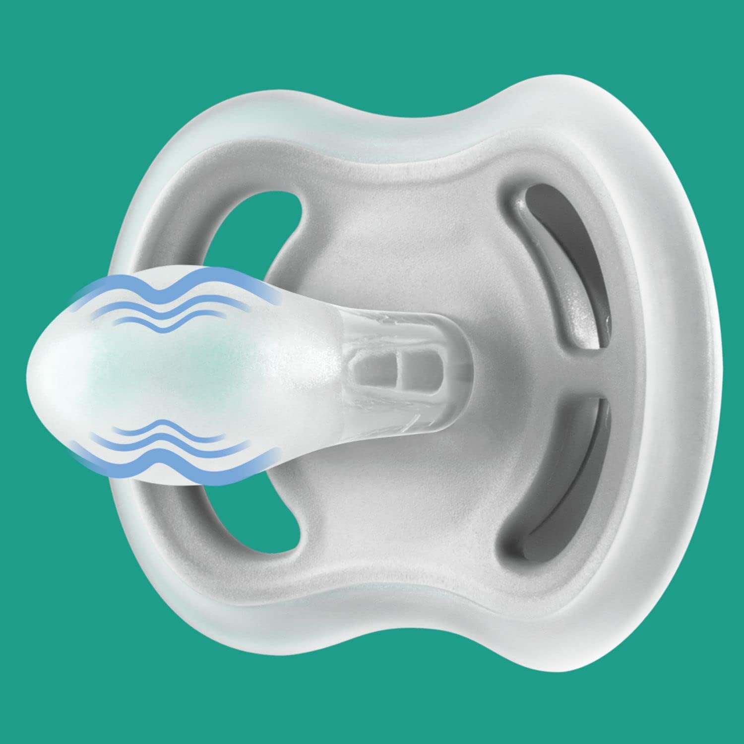 Philips Avent SCF376/01 2 Ultra Air Dummies, 18 Months and +, Orthodontic and BPA , Glow in The Dark Cloud/Tiger