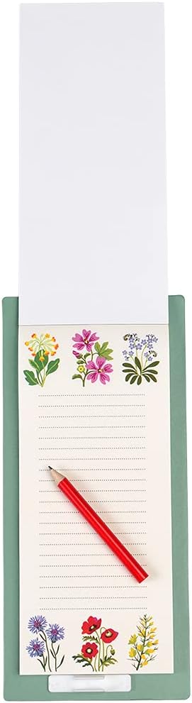 Wild Flowers Magnetic Shopping List