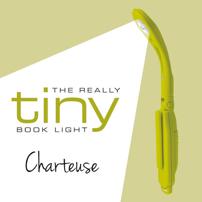 IF Really Tiny Book Light (Chartreuse) – Compact Reading Lights for Books in Bed – Flexible Book Light Clip On – A Great Book Lamp with Batteries Included Chartreuse One Size