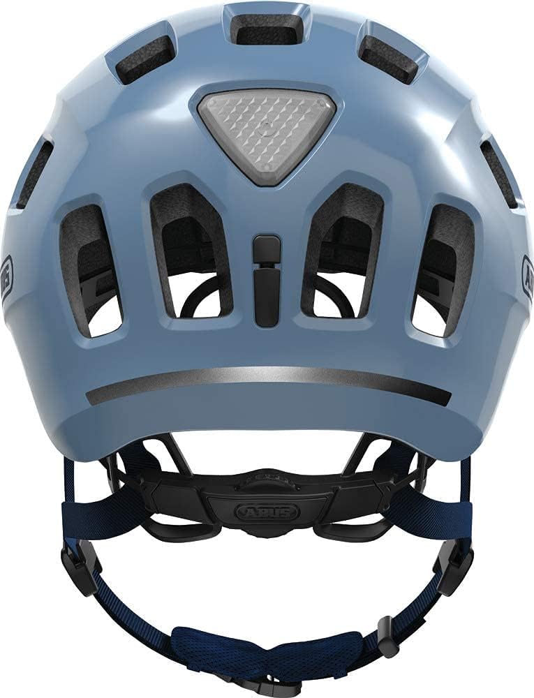 ABUS Youn-I 2.0 bike helmet - with light for children, teenagers and young adults - for girls and boys Light blue (glacier blue) M (52-57 cm) Youn-I 2.0