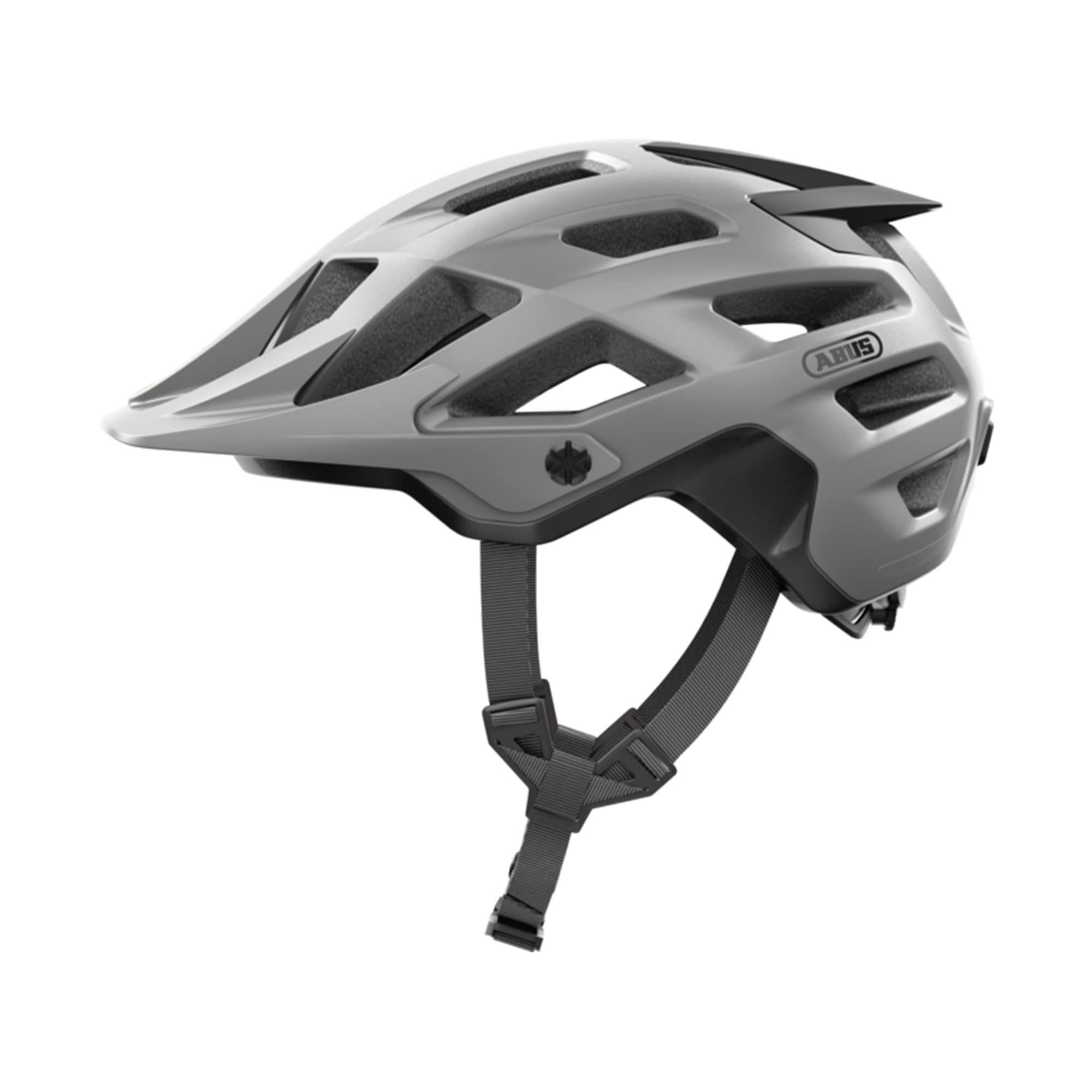ABUS Moventor 2.0 MTB Helmet - High-Comfort Off-Road Bike Helmet - All-Mountain Helmet, Unisex Silver (Ti silver) M (54-58 cm) Moventor 2.0