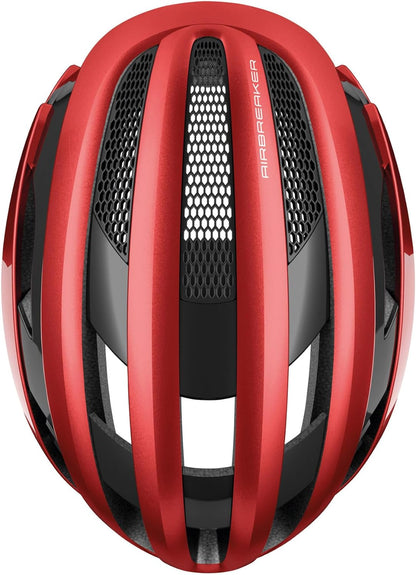 ABUS AirBreaker Racing Bike Helmet - High-End Bike Helmet for Professional Cycling - Unisex, for Men and Women M (52-58 cm) Rot (performance red)