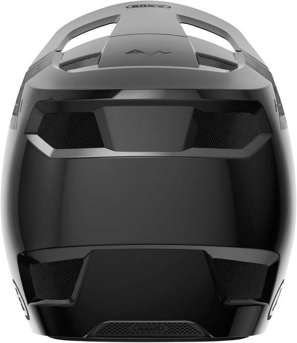 ABUS Downhill Bicycle Helmet HiDrop - Full-face Helmet with ABS Outer Shell for MTB Trails M (57-58 cm) Schwarz (shiny black)