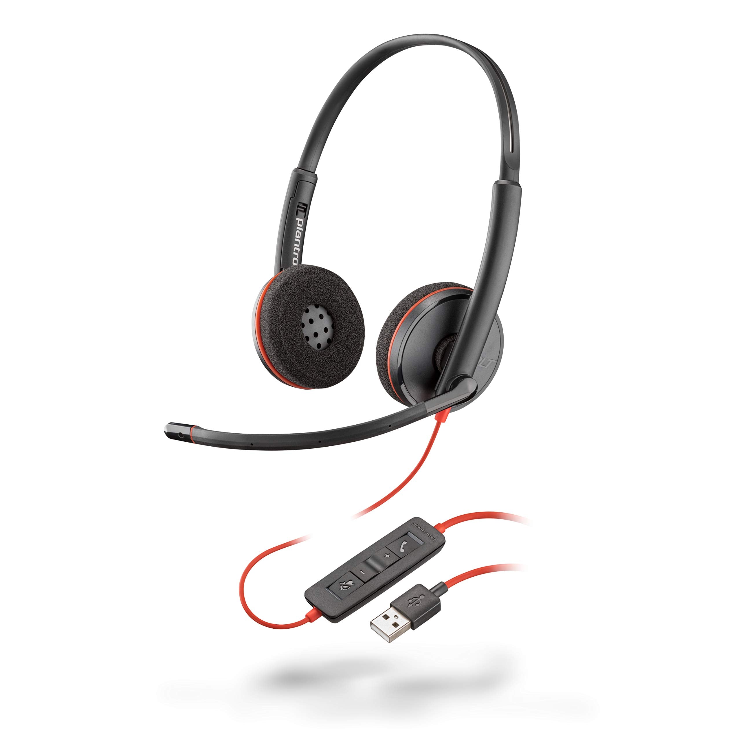 Plantronics Blackwire 3220 Stereo Corded UC Headset With USB Connectivity