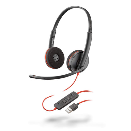 Plantronics Blackwire 3220 Stereo Corded UC Headset With USB Connectivity