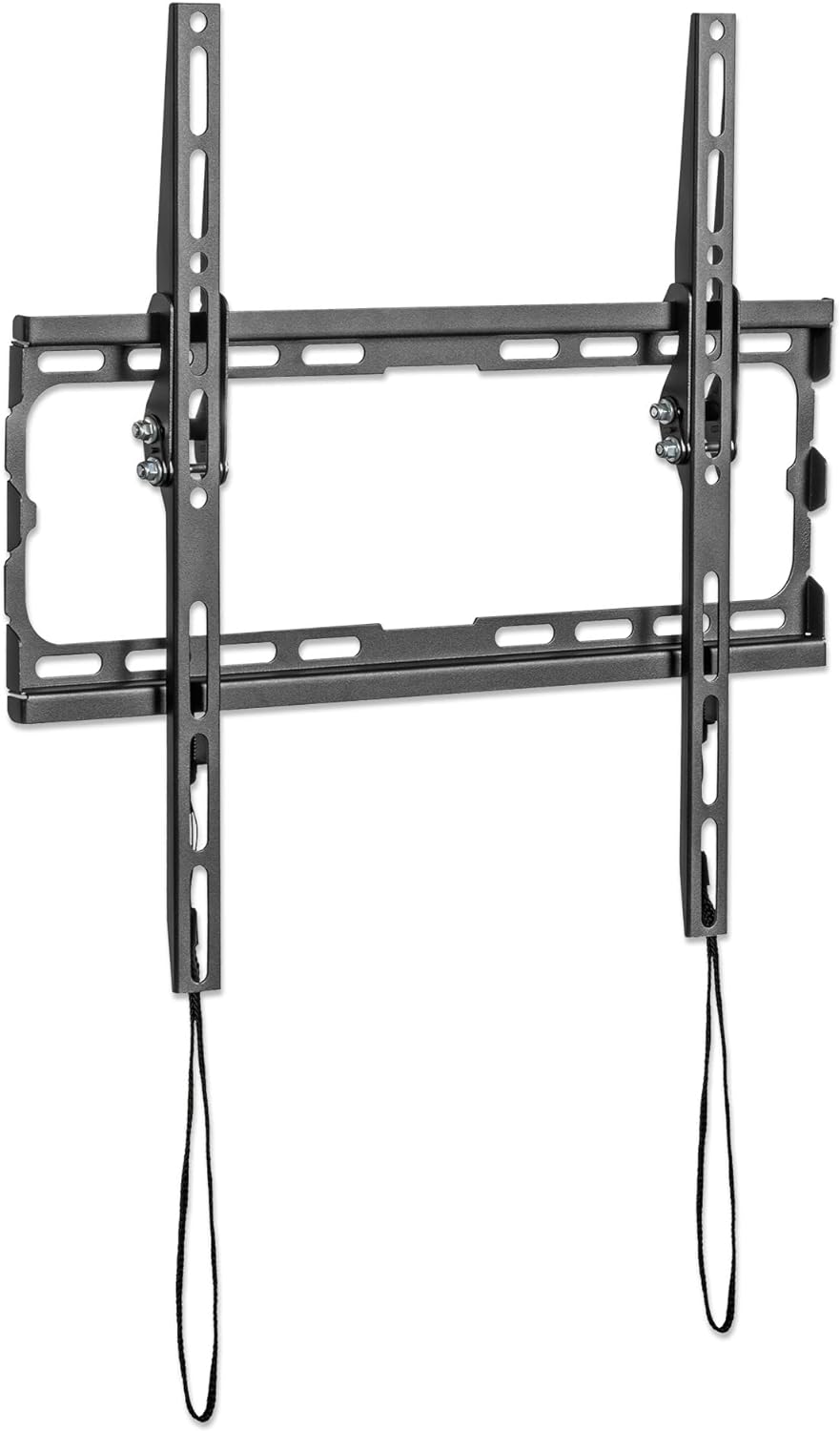 Manhattan Ultra-Slim TV Wall Mount Tilts for screens from 32" to 70" and up to 45 kg, 0 to -8° tilt, extra flat design, black