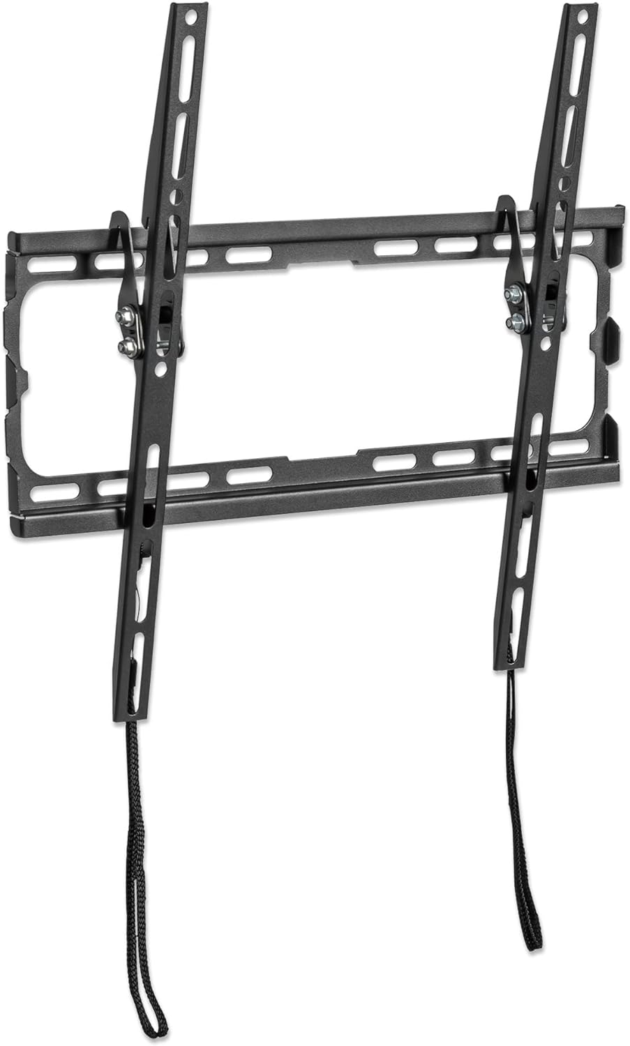 Manhattan Ultra-Slim TV Wall Mount Tilts for screens from 32" to 70" and up to 45 kg, 0 to -8° tilt, extra flat design, black