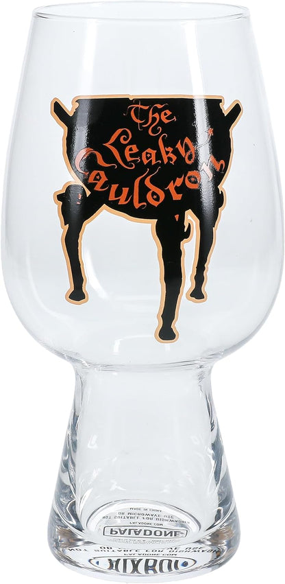 Paladone Harry Potter Leaky Cauldron Glass and Coaster Set, 550Ml (18 Fl Oz)